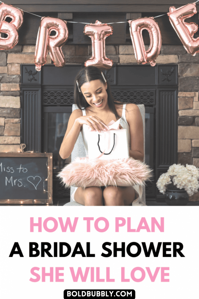 how to plan a bridal shower ideas