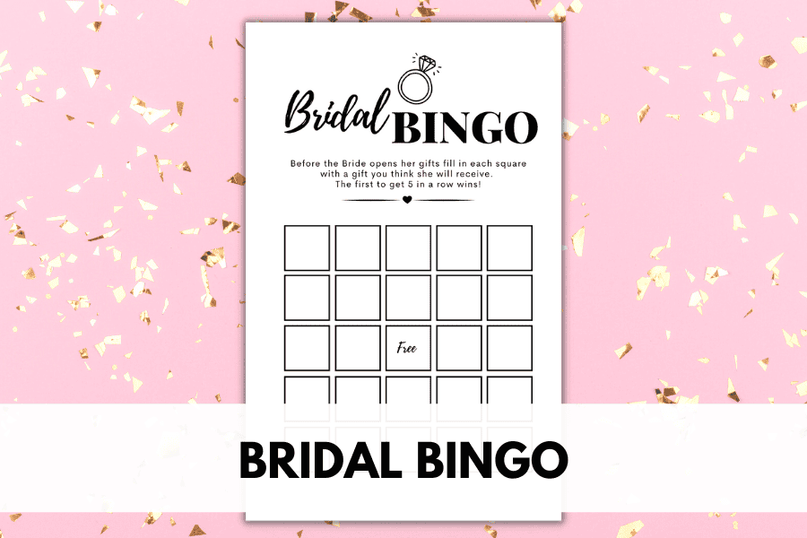 bridal bingo