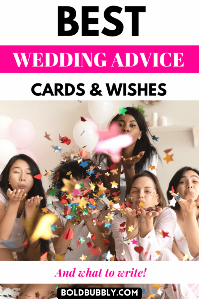 bridal shower advice cards