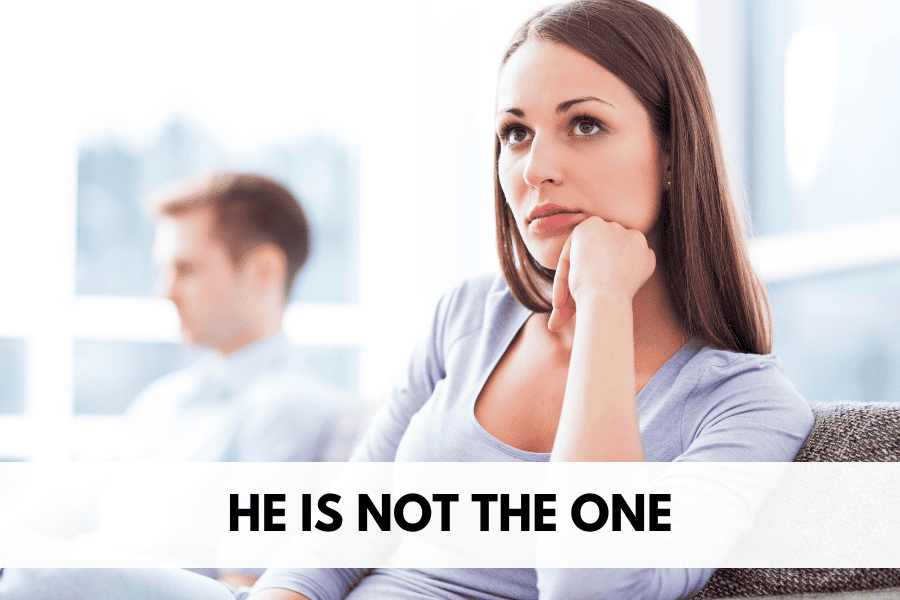 he is not the one