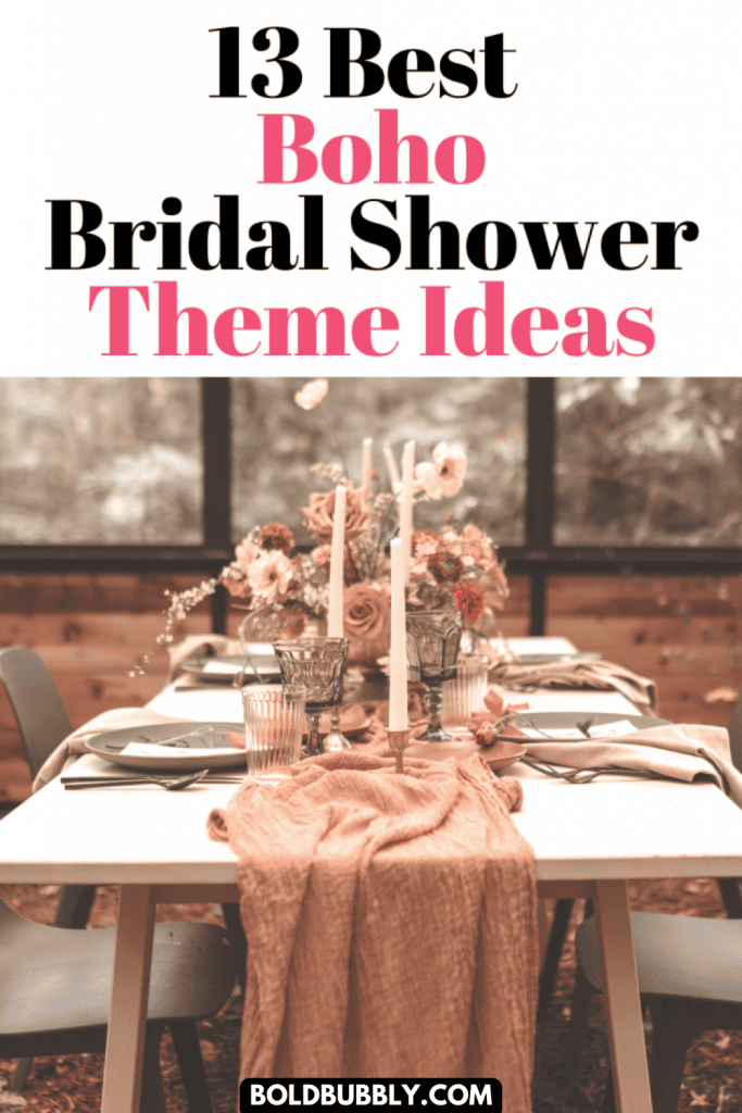 boho bridal shower decorations