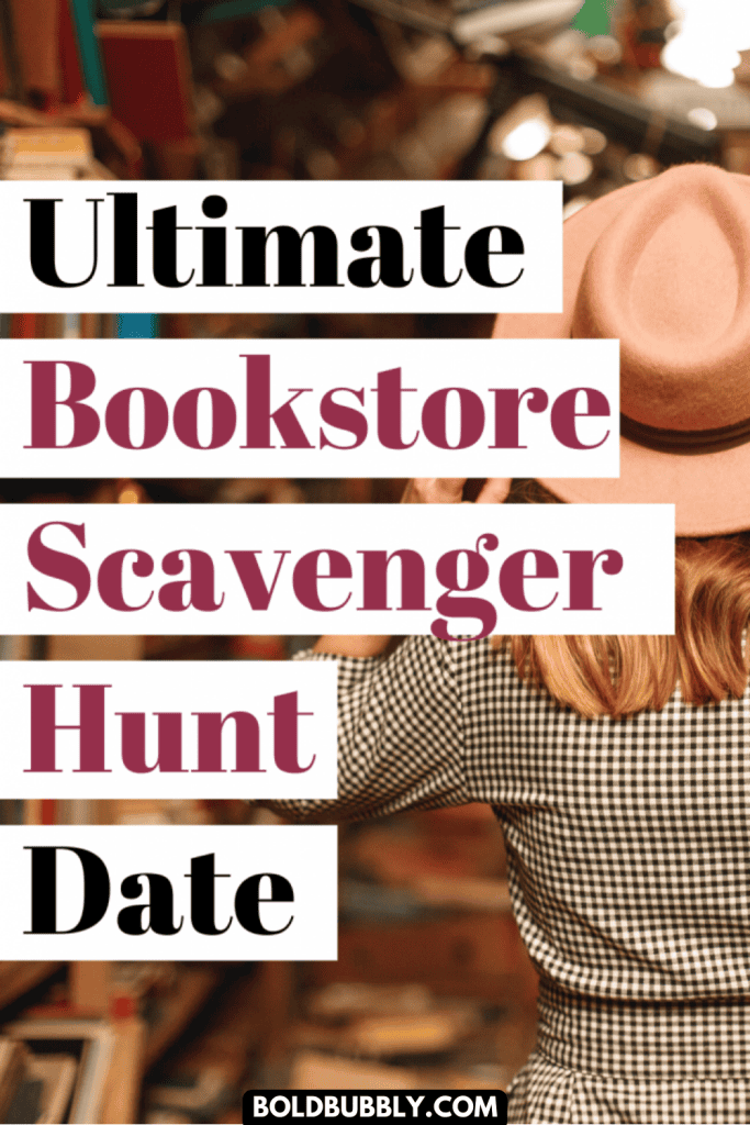 bookstore scavenger hunt date