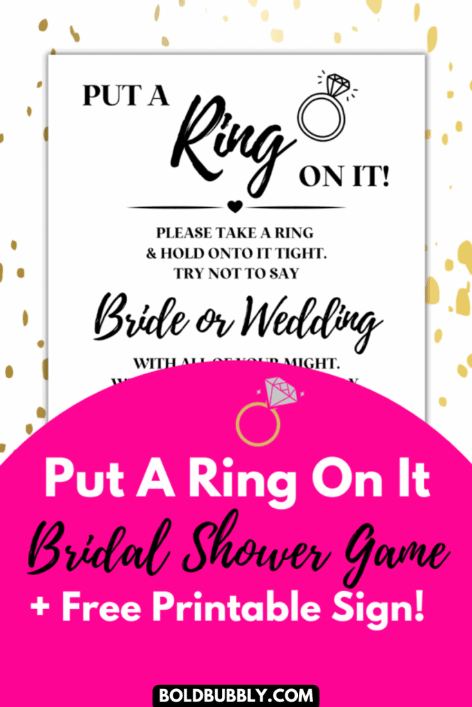 bridal shower games