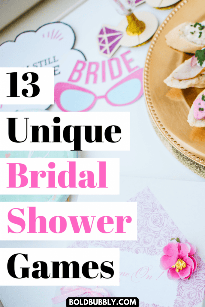 fun bridal shower game activities