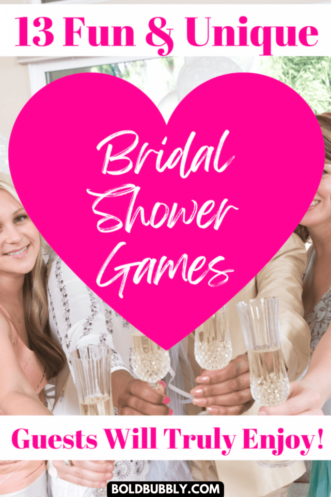 interactive bridal shower games