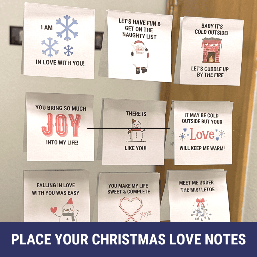 christmas love notes printable