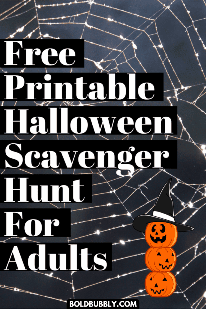 halloween scavenger hunt free