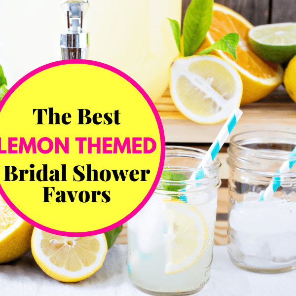 lemon themed bridal shower favors