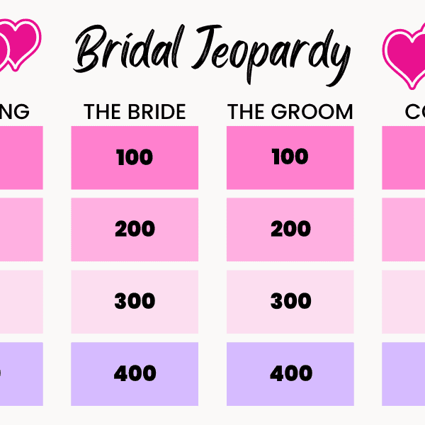 bridal jeopardy