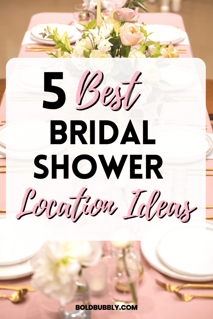 places to host a bridal shower