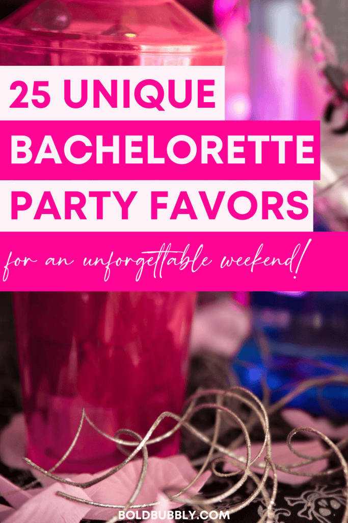 unique bachelorette party favors