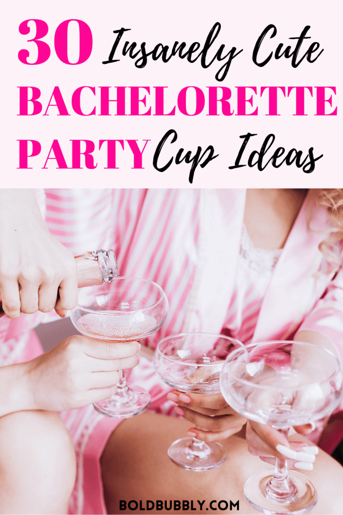 beach bachelorette party cups