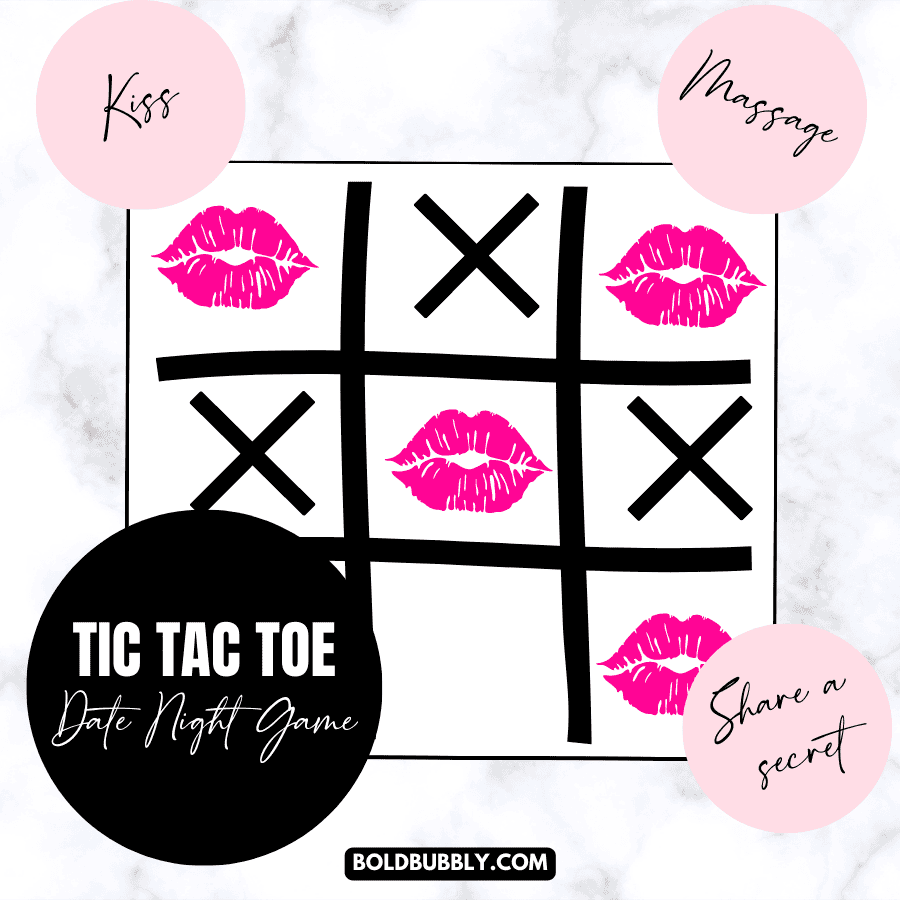 tic tac toe date night game