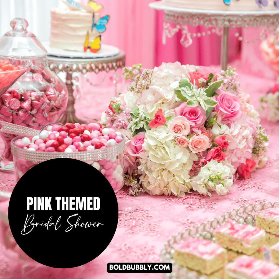 pink bridal shower theme ideas