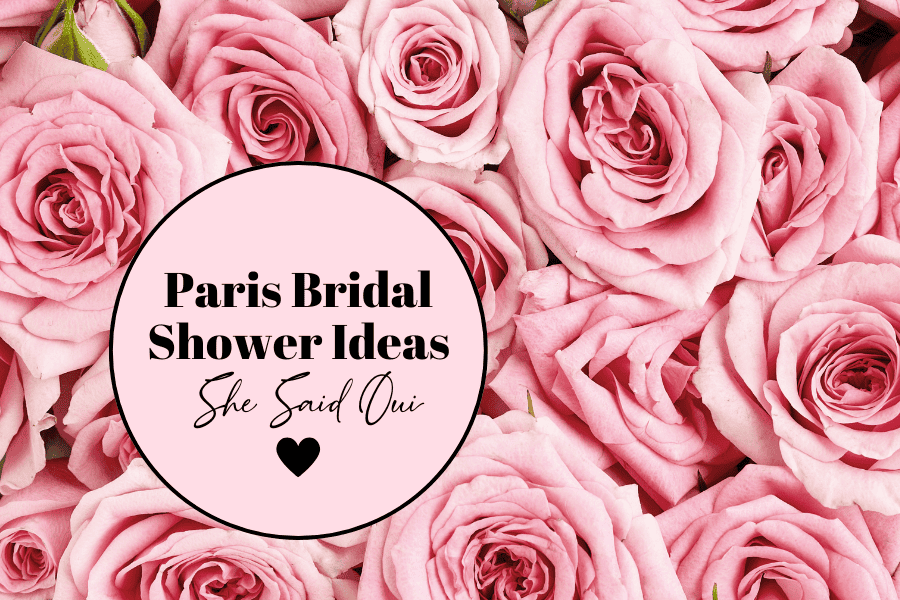 paris bridal shower