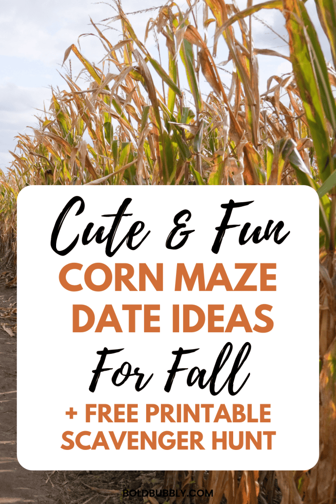 corn maze date ideas