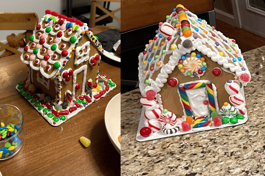 gingerbread house date night diy