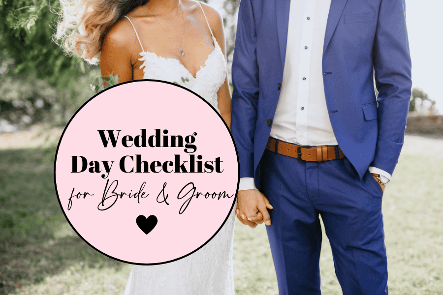 wedding day checklist